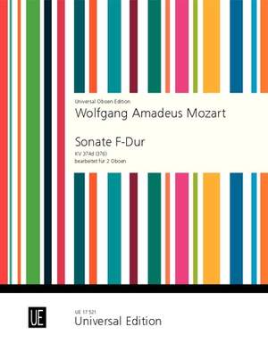 Mozart, W A: Sonate Fmaj 2ob Kv 374d (376)