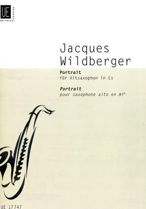 Wildberger Jacq: Wildberger Potrait S.alto Sax