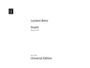 Berio Luciano: Duetti per due Violini