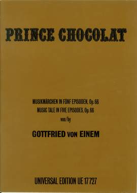 Einem Gottfried: Einem Prince Chocolat Vocal Score Op. 66
