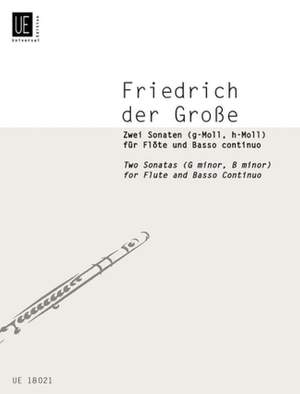Ii., D G F: Frederick The Great Two Sonatas Fl Pft
