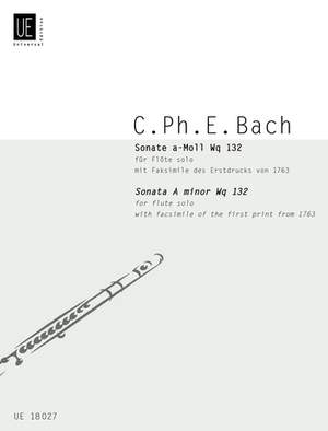 Bach, C P E: Sonate Amin S.flute Wq. 132