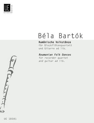 Bartók: Rumanian Folk Dances Rec.quartet