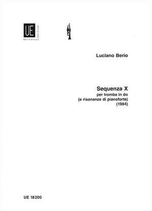 Berio, L: Sequenza X for trumpet and piano resonances
