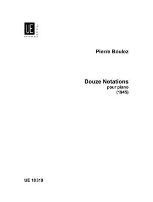 Boulez, P: Douze Notations