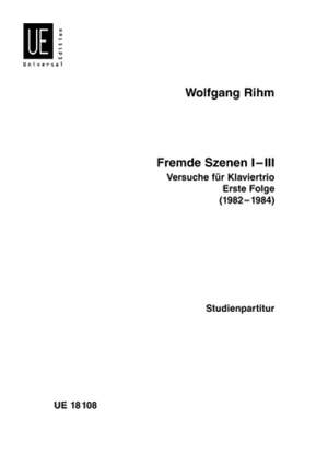 Rihm, Wolfgang: Fremde Szenen I-iii Score