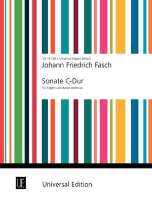 Fasch Johann Fr: Fasch Sonate Cmaj Bsn Pft