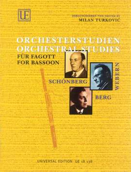 Berg, Alban: Turkovic (ed) Orch Studies Bsn
