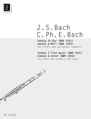 Bach, J S and C P E: Two Sonatas Fl Cemb Bwv 1020, 1031