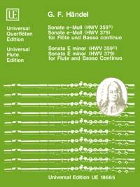 Braun Gerhard: Handel Two Sonatas Emin Fl Bc Hwv 359b, 379