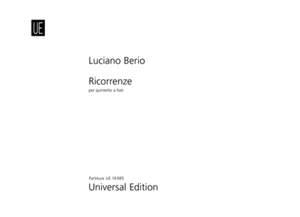 Berio, L: Ricorrenze Score