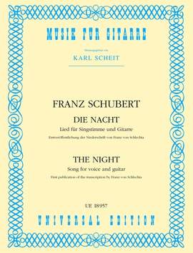 Scheit Karl: Schubert Die Nacht Vce Gtr