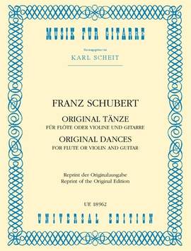 Scheit Karl: Schubert Original Dances Fl Gtr