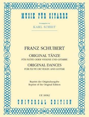 Scheit Karl: Schubert Original Dances Fl Gtr