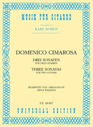 Cimarosa Domeni: Cimarosa Three Sonatinas 2gtr