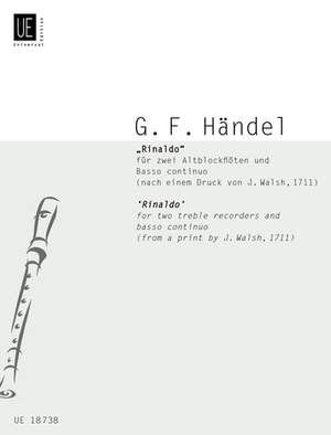 Braun Gerhard: Handel Rinaldo 2tre.rec Bc