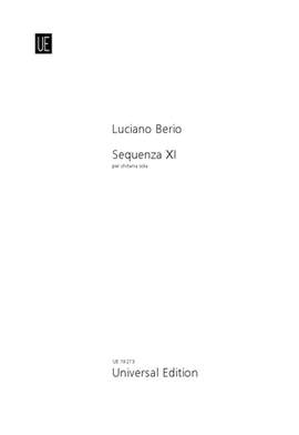 Berio, L: Sequenza XI for guitar
