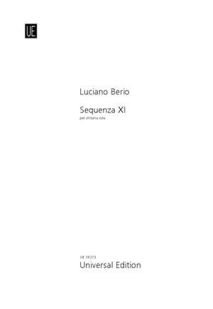Berio, L: Sequenza XI for guitar