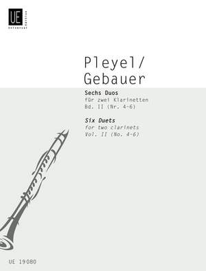 Pleyel Ignaz Jo: Pleyel-gebauer Six Duets Vol2 2cl Band 2