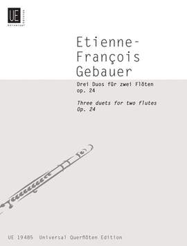Braun Gerhard: Gebauer Three Duets Op24 2fl Op. 24