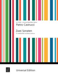 Castrucci Pietr: Castrucci Two Sonatas Tre.rec Bc Op. 1/5-6