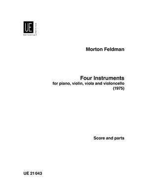 Feldman, M: Four Instruments Score/parts