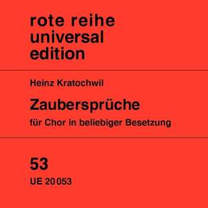 Kratochwil Hein: Zaubersprüche op. 78