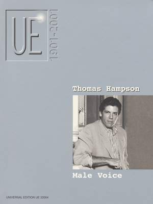Hampson, Thomas - Male Voice - UE JUBILÄUMS EDITION Band 1