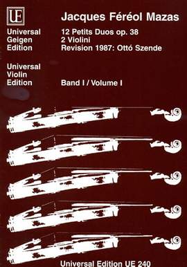 Mazas, J: 12 kleine Duette (1-6) op. 38 Vol. 1