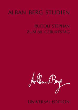 Rudolf Stephan zum 80. Geburtstag