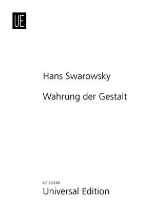 Swarowsky, H: Wahrung der Gestalt