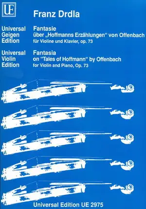 「ホフマン物語」による幻想曲（フランツ・ドルドラ）（ヴァイオリン+ピアノ）【Fantasia on Offenbach's "The Tales of Hoffman"】