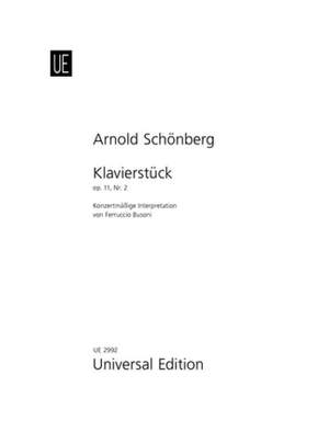 Schoenberg, A: Klavierstucke Op.11/2