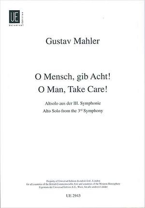 Mahler, G: O Mensch! Gib Acht! from Symphony No.3