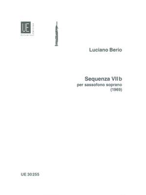 Berio, L: Sequenza VIIb for soprano saxophone