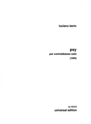Berio, L: Psy Solo Kb