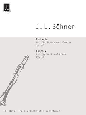 Böhner Johann L: Bohner Fantasy Clar Pft Op. 68