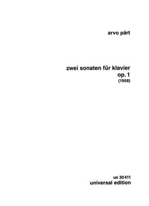 Pärt, A: Two Sonatinas Op.1