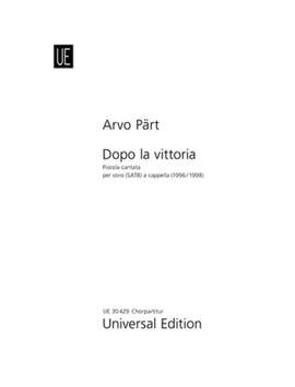 Pärt, A: Dopo La Vittoria- Chorsc