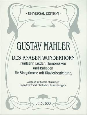 Mahler, G: Des Knaben Wunderhorn