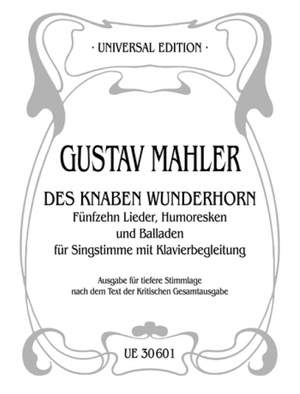 Mahler, G: Des Knaben Wunderhorn (low voice)