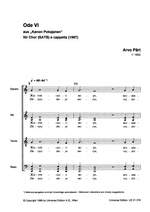 Pärt, A: Ode Vi Satb Cappella Chorsc Product Image