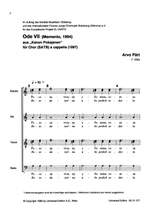 Pärt, A: Ode Vii Satb Cappella Chorsc Product Image