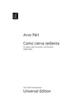 Pärt, Arvo: Como cierva sedienta