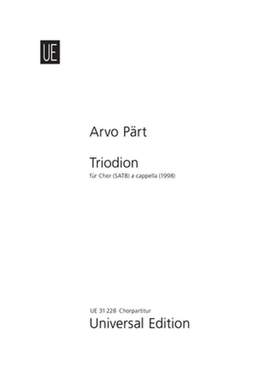 Pärt, Arvo: Triodion