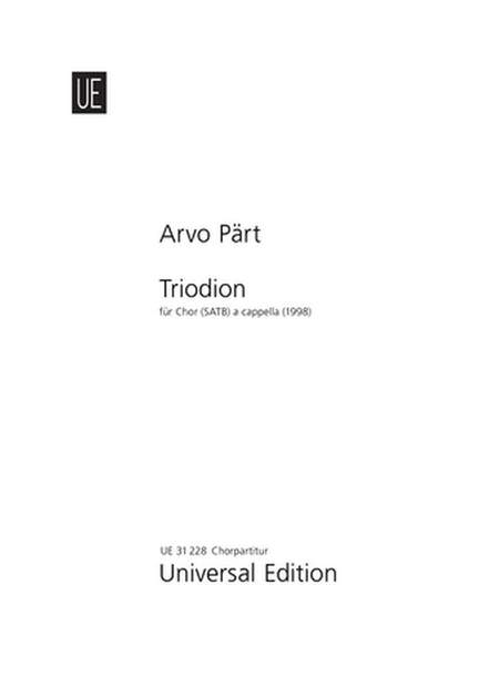 Pärt, Arvo: Triodion