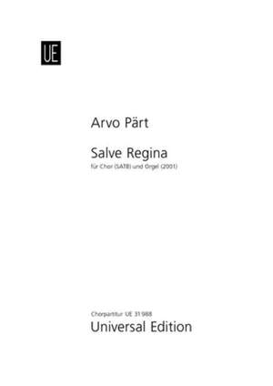 Pärt, Arvo: Salve Regina