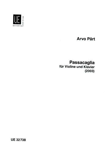 Pärt, Arvo: Passacaglia