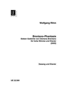 Rihm Wolfgang: Brentano-Phantasie