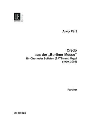 Pärt, Arvo: Credo aus Berliner Messe